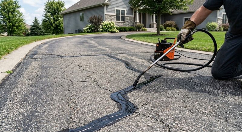 Road Crack Repair in Little Rock, AR